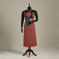 Red - bagh patchwork cotton unstitched kurta material