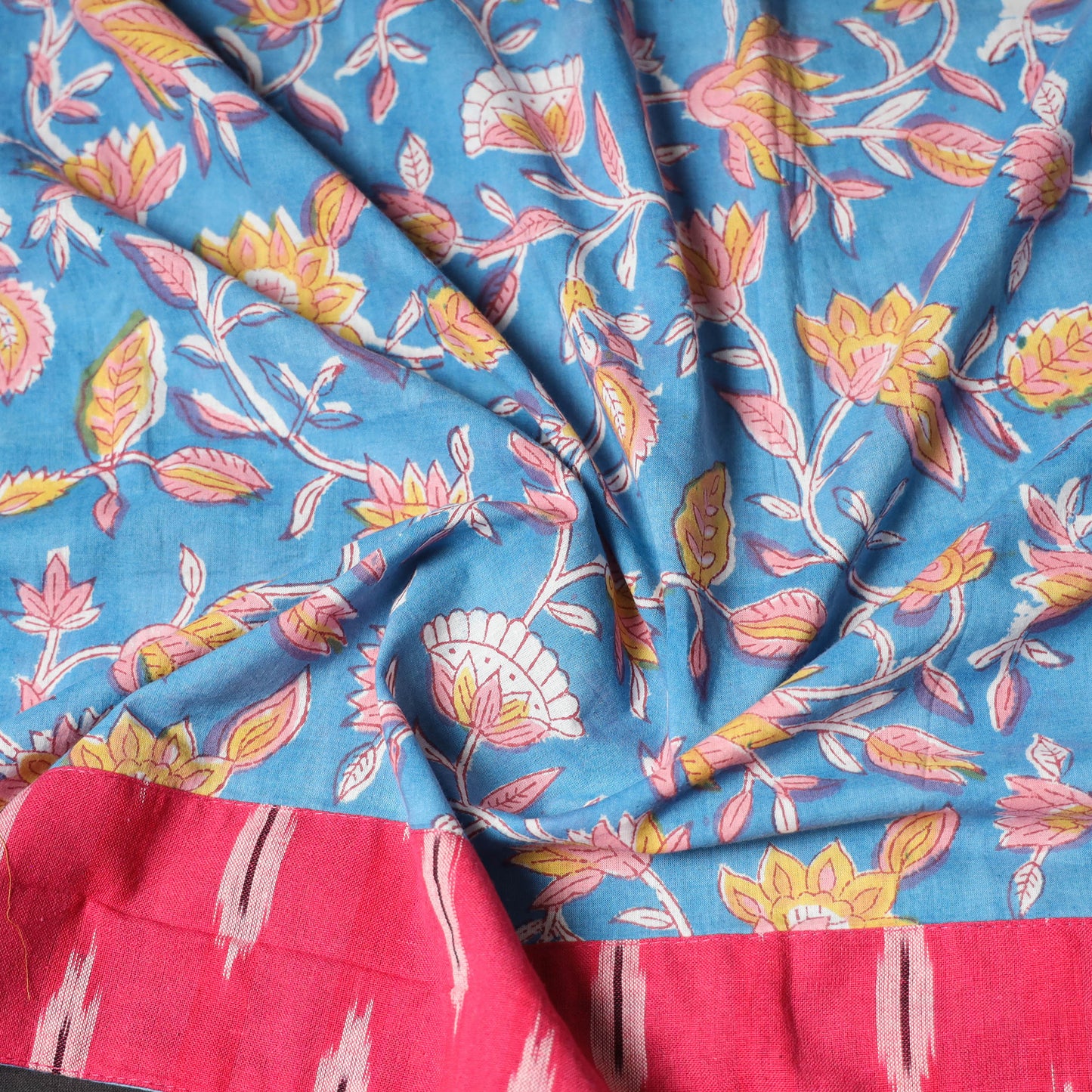 Sanganeri Hand Block Print Cotton Blouse Piece 45