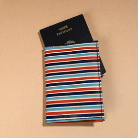  Handcrafted Embossed Leather Passport Cover 