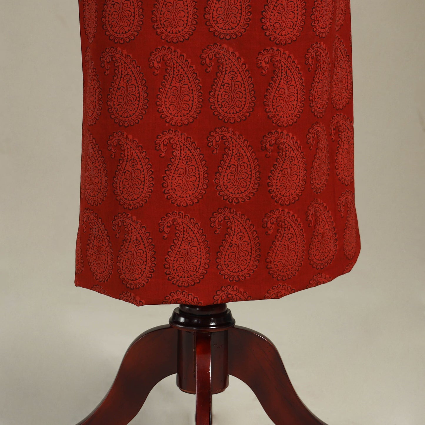 Red - bagh patchwork cotton unstitched kurta material