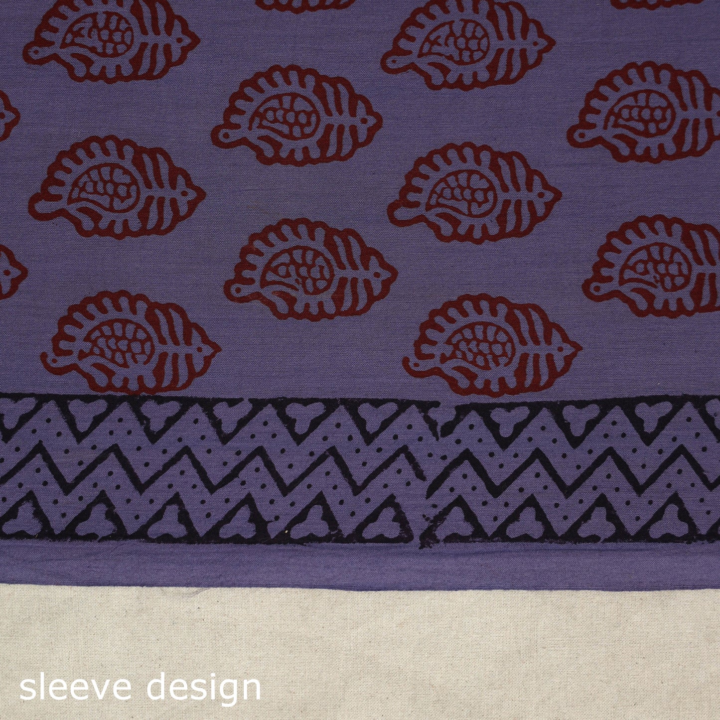 Purple - bagh patchwork cotton unstitched kurta material