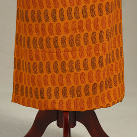 Orange - bagh patchwork cotton unstitched kurta material