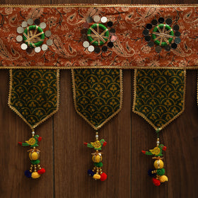 Handmade fabric toran for festive decor 31 - handcrafted