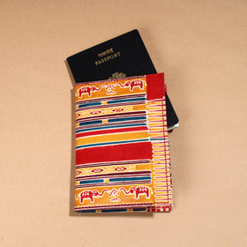  Handcrafted Embossed Leather Passport Cover 