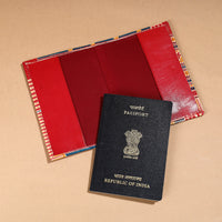 Handcrafted Embossed Leather Passport Cover