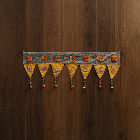 Handmade fabric toran for festive decor 33 - handcrafted