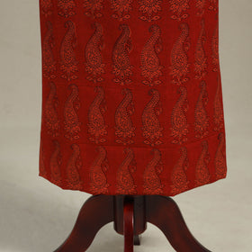 Red - bagh patchwork cotton unstitched kurta material (3m)