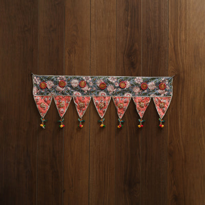 Handmade fabric toran for festive decor 36 - handcrafted