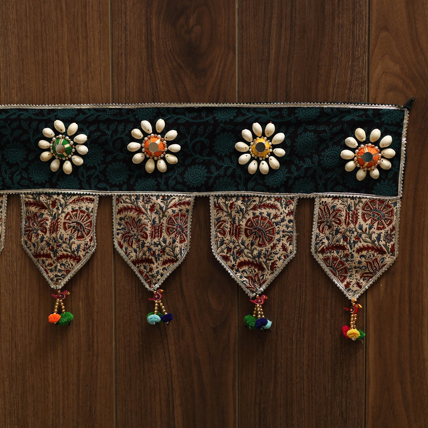 Handmade fabric toran for festive decor 37 - handcrafted