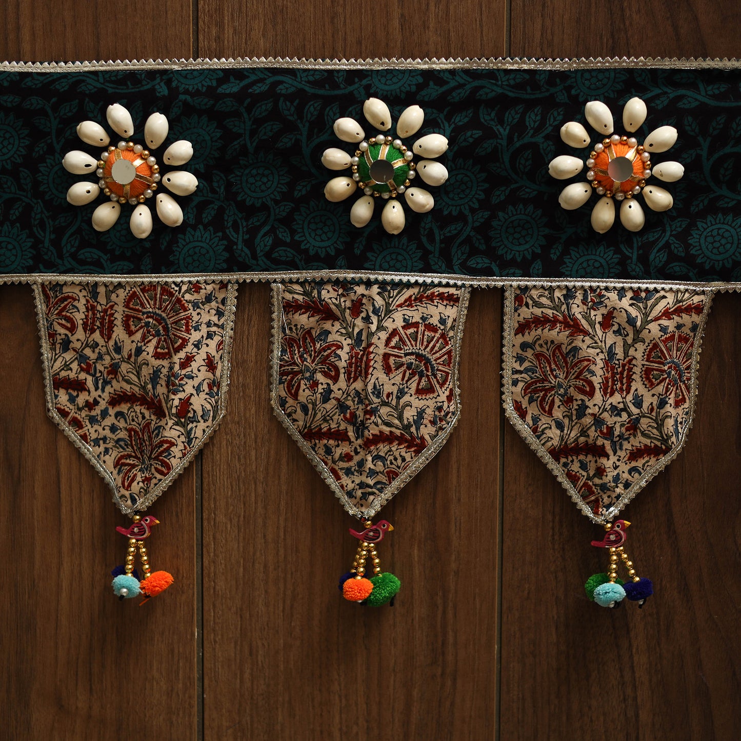 Handmade fabric toran for festive decor 37 - handcrafted