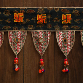 Handmade fabric toran for festive decor 38 - handcrafted