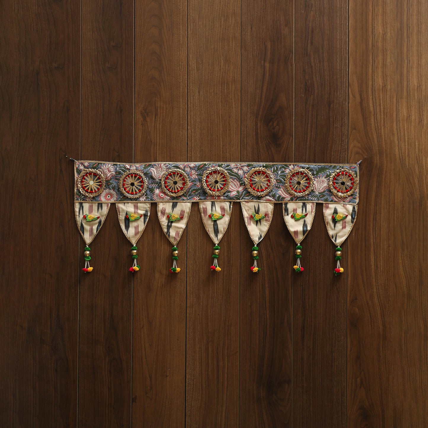 Handmade fabric toran for festive decor 39 - handcrafted