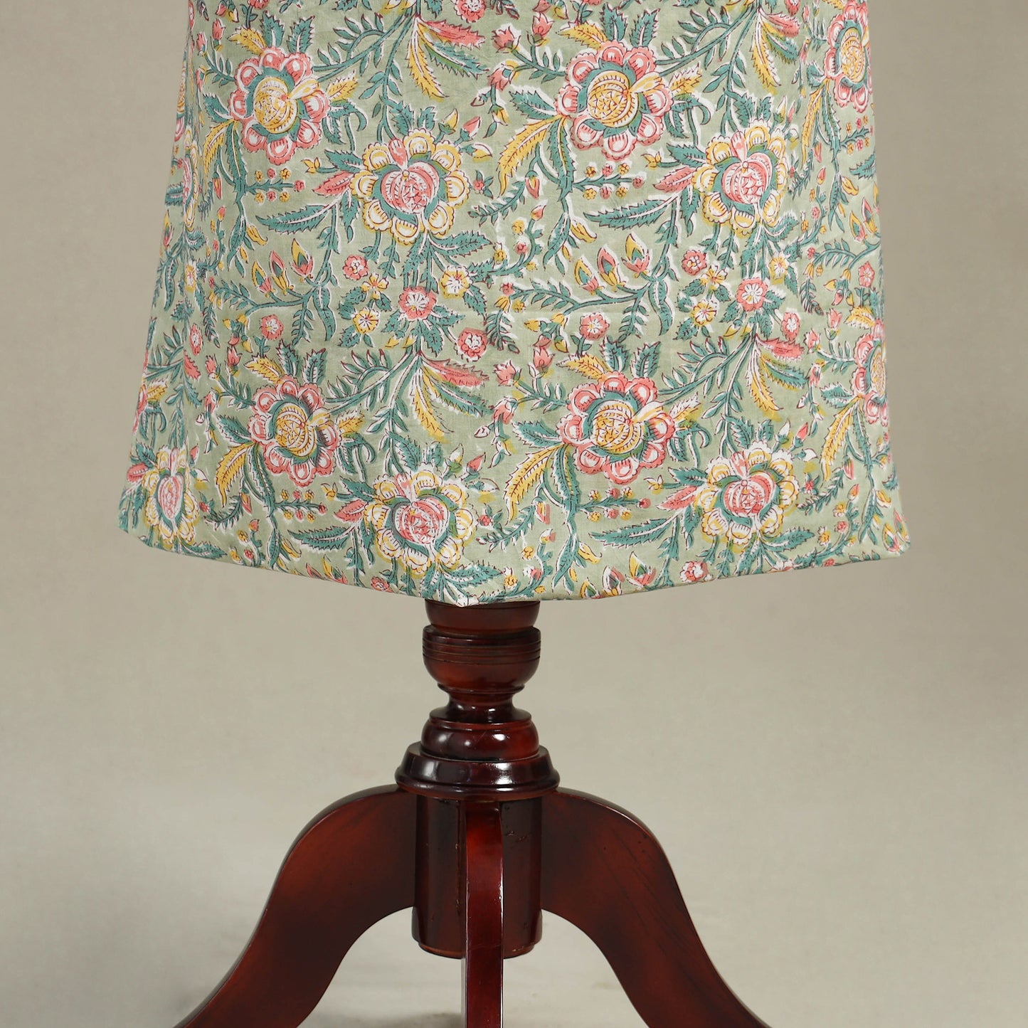 Green - sanganeri patchwork cotton unstitched kurta