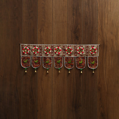 Handmade fabric toran for festive decor 42 - handcrafted