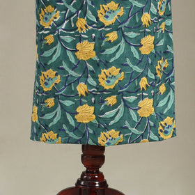 Green - sanganeri patchwork cotton unstitched kurta