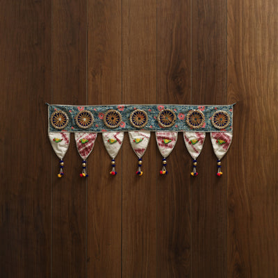 Handmade fabric toran for festive decor 46 - handcrafted