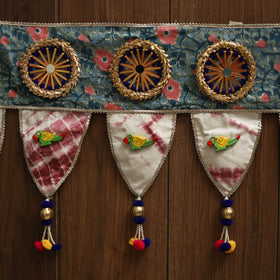 Handmade fabric toran for festive decor 46 - handcrafted