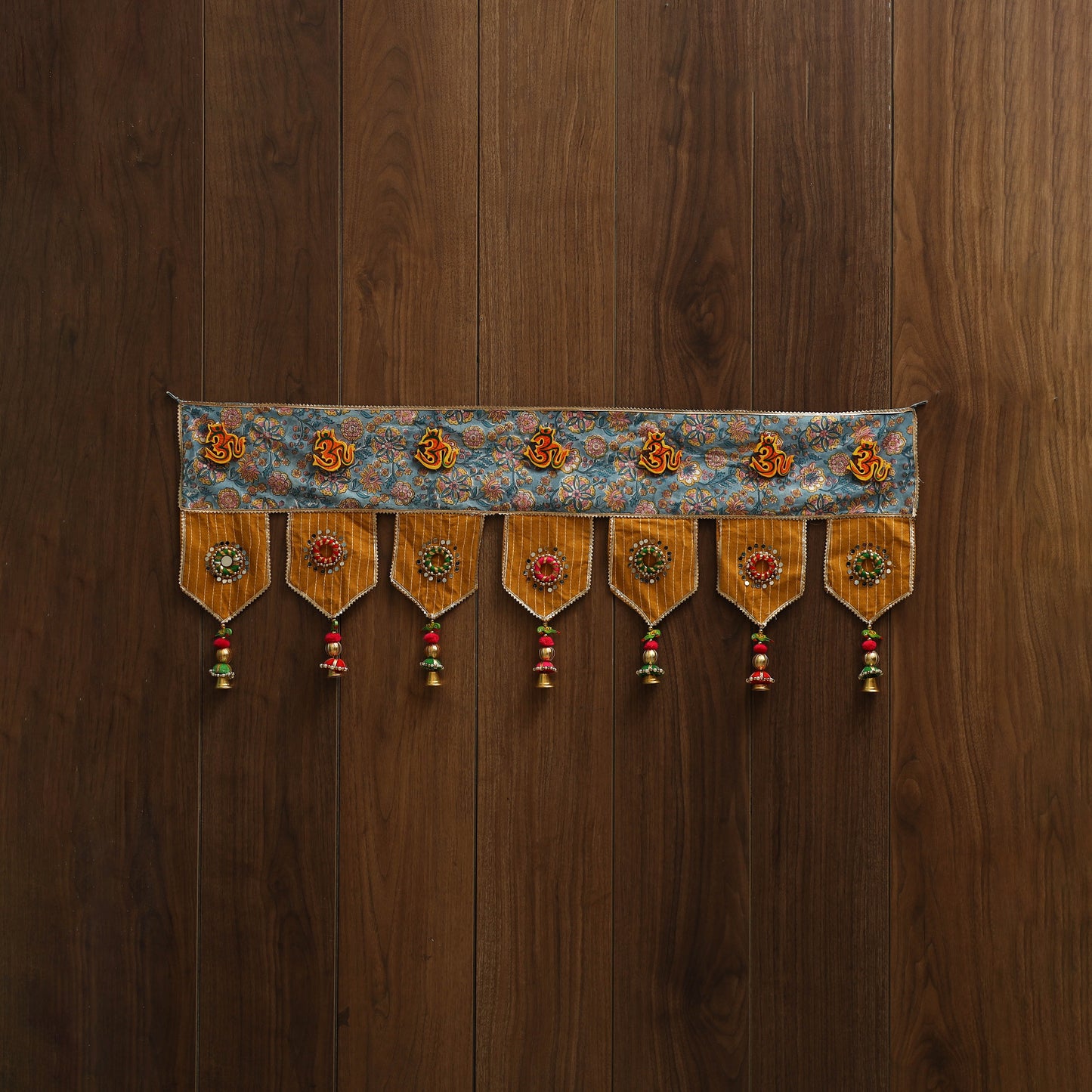 Handmade fabric toran for festive decor 47 - handcrafted