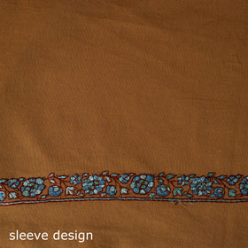 Hand Embroidered Cotton Kashida 2pc Unstitched Dress Material Kurta Set 09