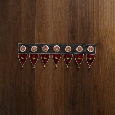 Handmade fabric toran for festive decor 51 - handcrafted