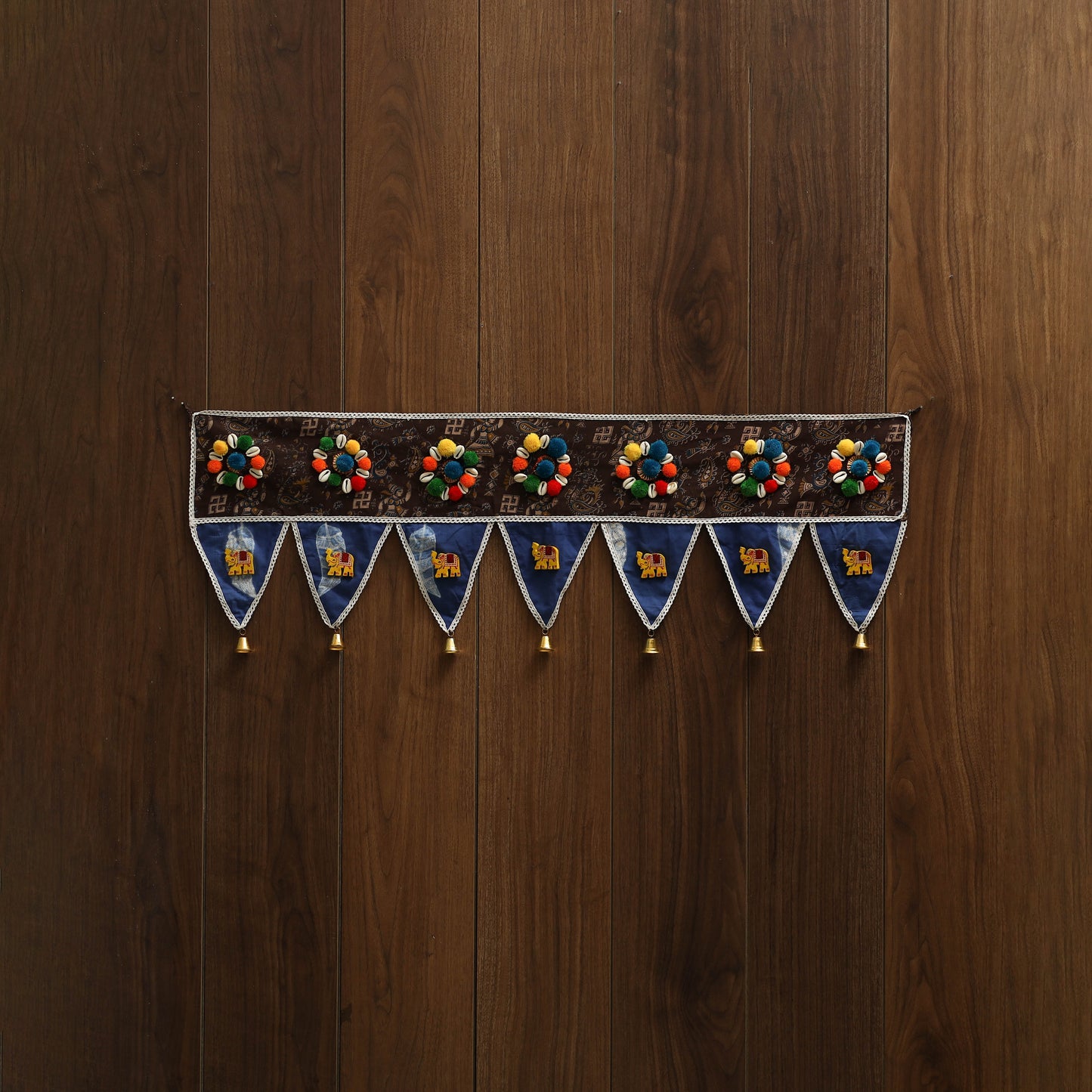 Handmade fabric toran for festive decor 52 - handcrafted