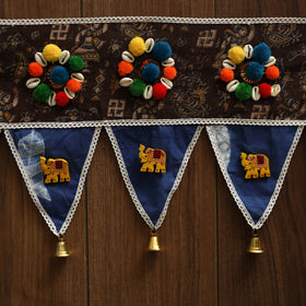 Handmade fabric toran for festive decor 52 - handcrafted