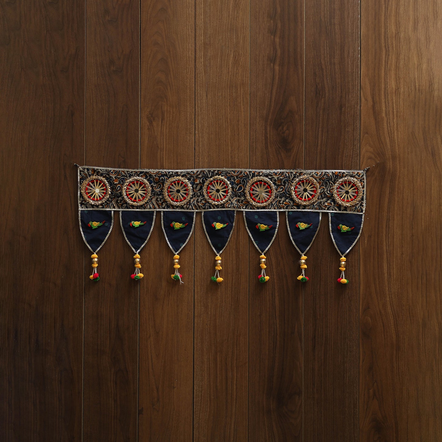 Handmade fabric toran for festive decor 57 - handcrafted