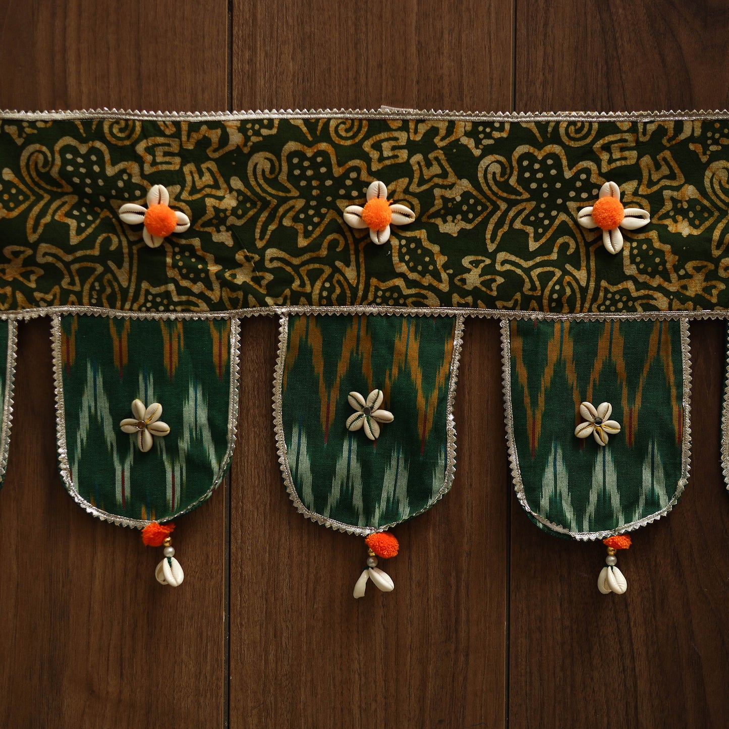 Handmade fabric toran for festive decor 60 - handcrafted