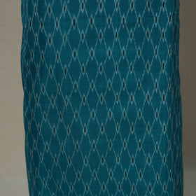 Green - 3pc Handloom Cotton Unstitched Sambalpuri Dress Material 02
