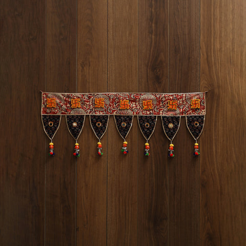 Handmade fabric toran for festive decor 61 - handcrafted