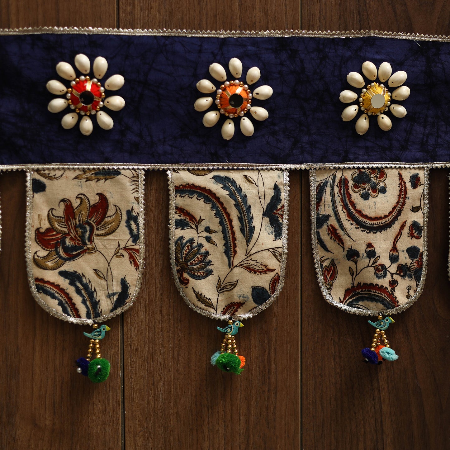 Handmade fabric toran for festive decor 62 - handcrafted