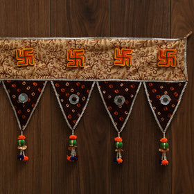 Handmade fabric toran for festive decor 63 - handcrafted