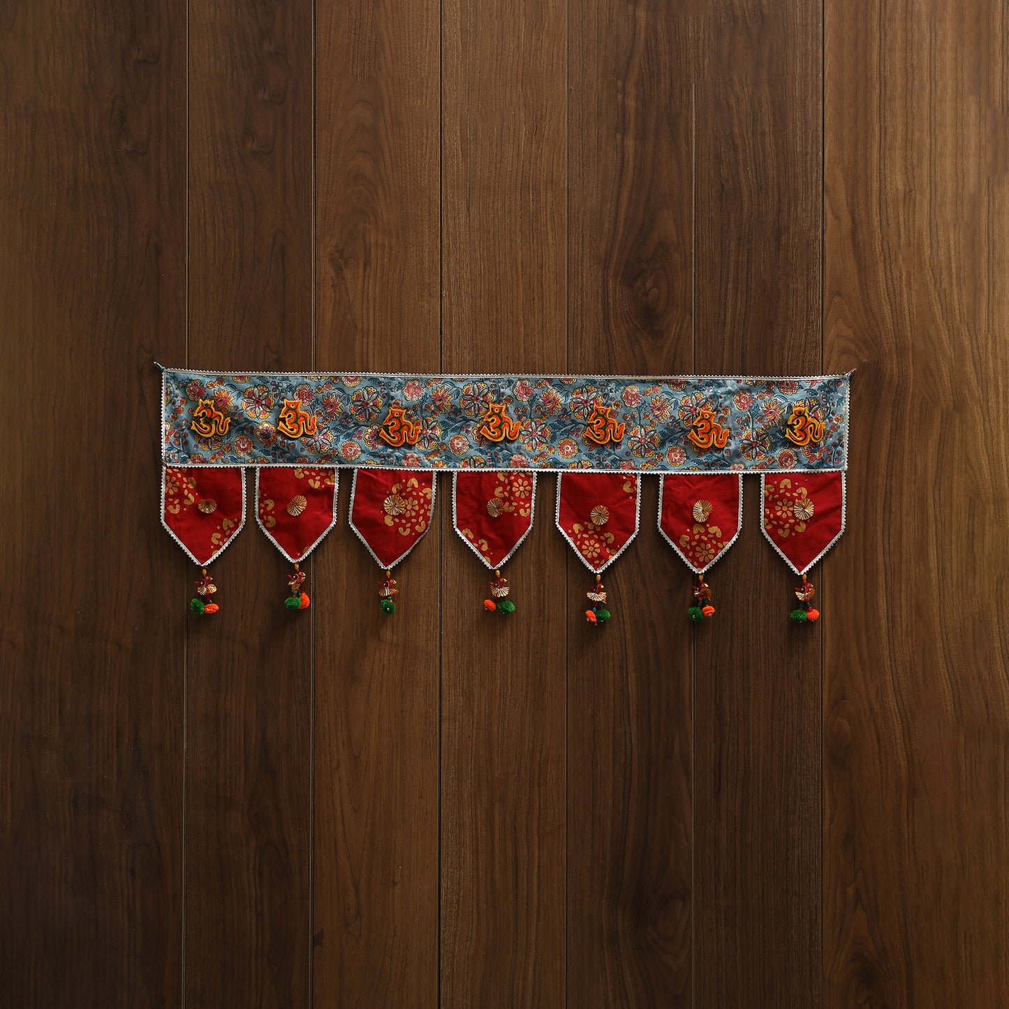 Handmade fabric toran for festive decor 64 - handcrafted