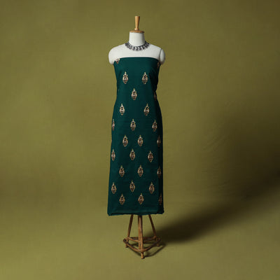 Hand Embroidered Cotton Kashida 2pc Unstitched Dress Material Kurta Set 19