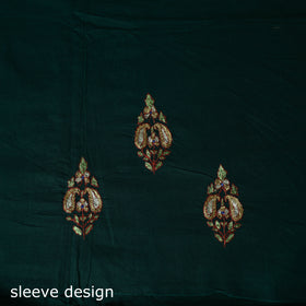 Hand Embroidered Cotton Kashida 2pc Unstitched Dress Material Kurta Set 19