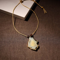 Handmade Natural Gemstone Bezel Pendent 11