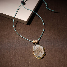  Handmade Natural Gemstone Bezel Pendent