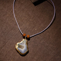 Handmade Natural Gemstone Bezel Pendent 21