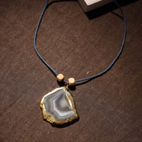 Handmade Natural Gemstone Bezel Pendent 22