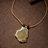 Handmade Natural Gemstone Bezel Pendent 24