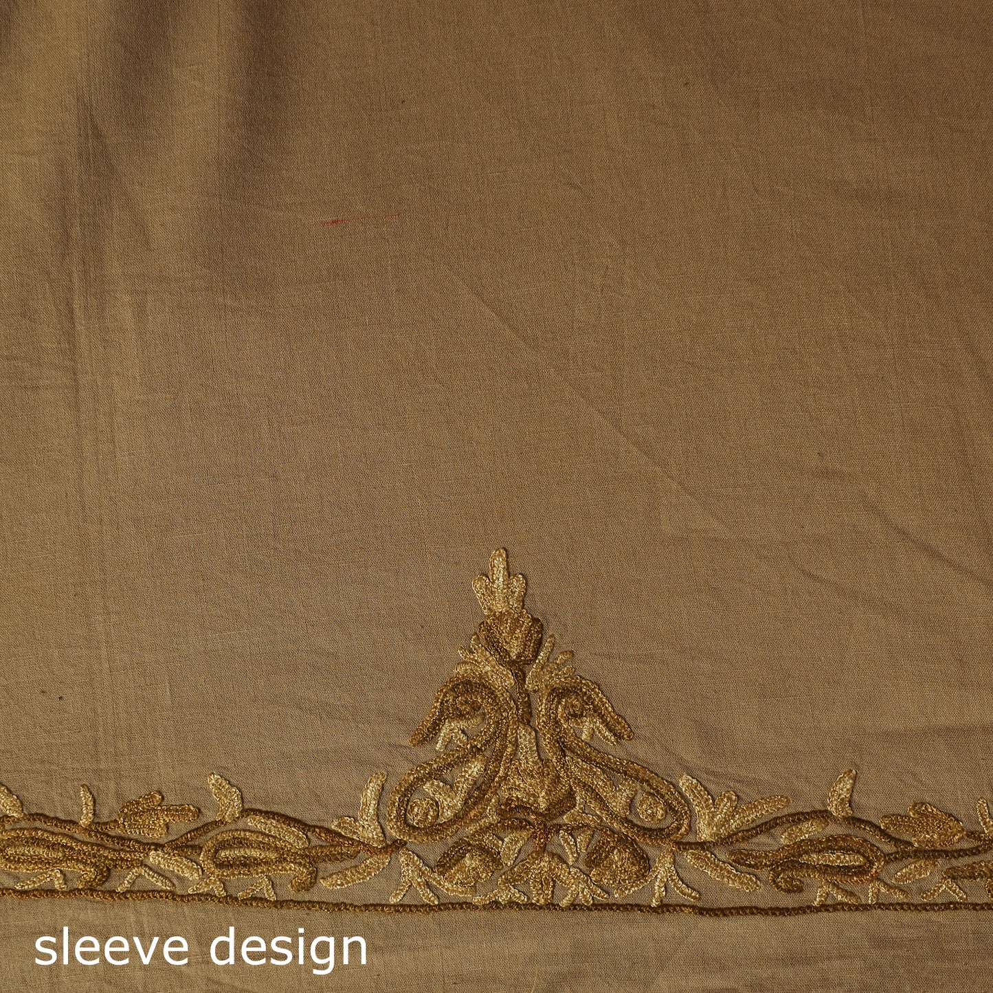 Hand Embroidered Cotton Kashida 2pc Unstitched Dress Material Kurta Set 25
