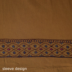 Hand Embroidered Cotton Kashida 2pc Unstitched Dress Material Kurta Set 26