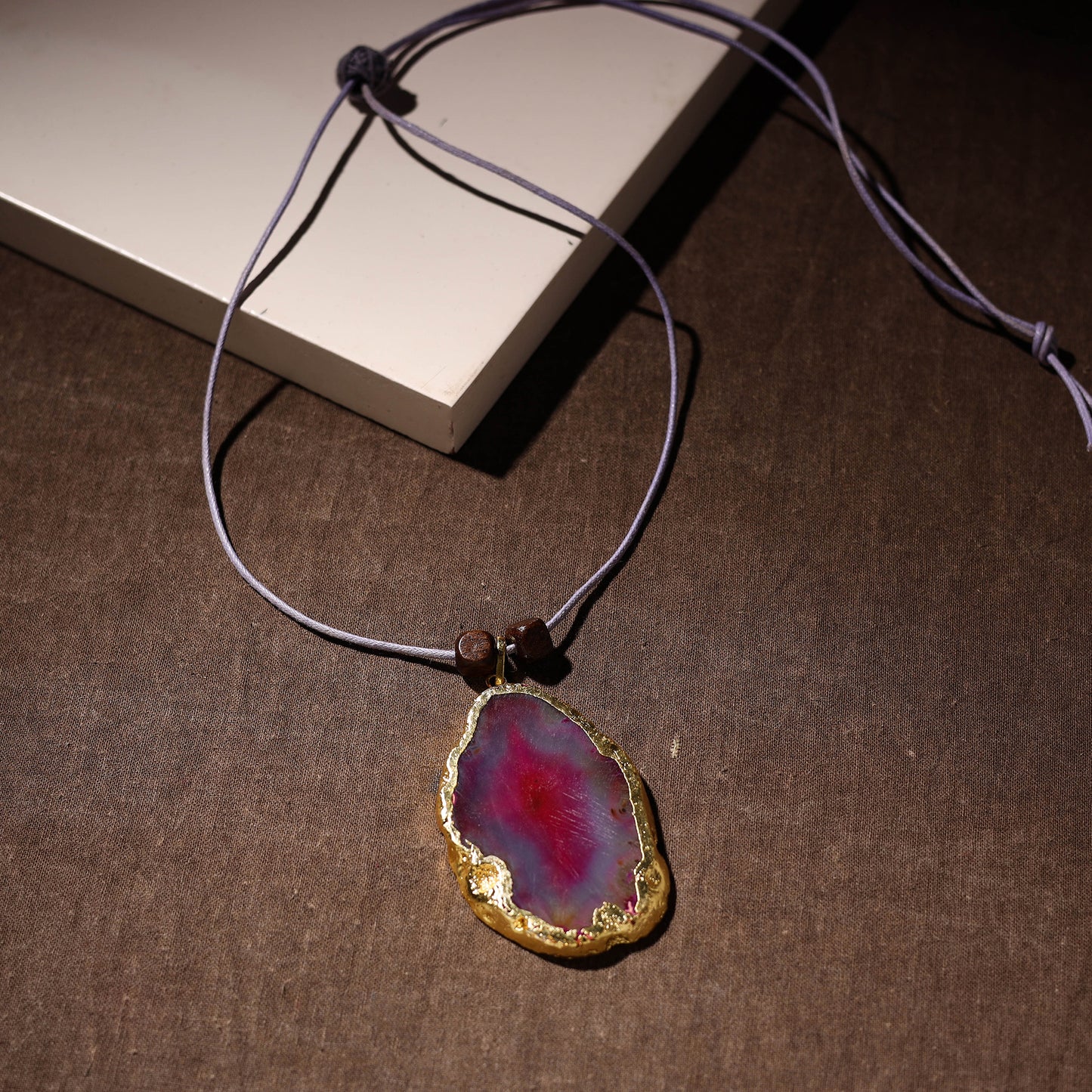 Handmade Natural Gemstone Bezel Pendent 28