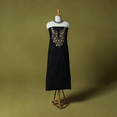Hand Embroidered Cotton Kashida 2pc Unstitched Dress Material Kurta Set 31