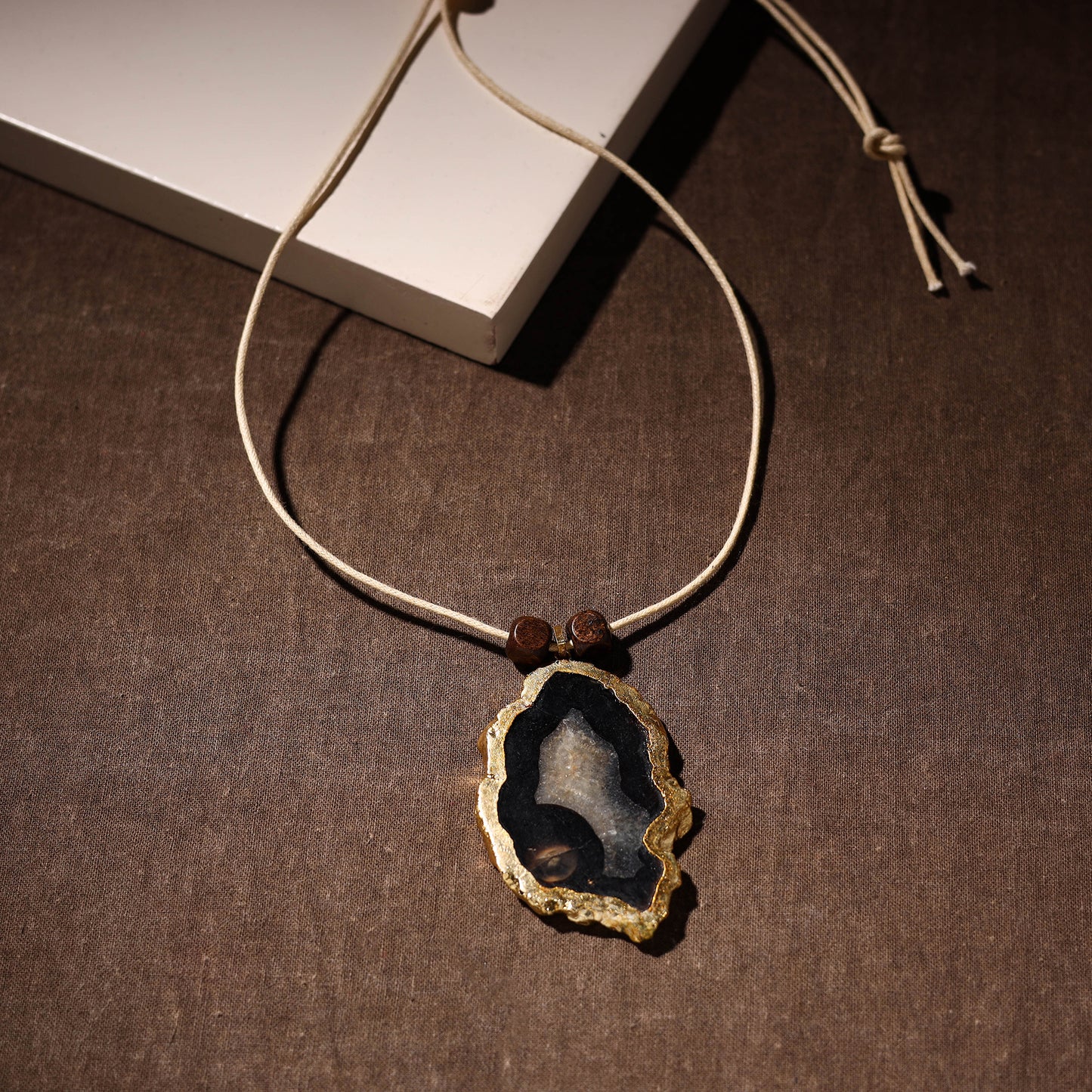 Handmade Natural Gemstone Bezel Pendent 33