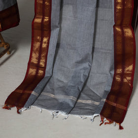 Grey - 2pc kandangi chettinad unstitched dress material