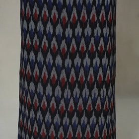 Black - 2pc unstitched cotton pochampally ikat dress