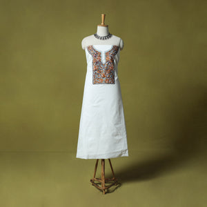 Hand Embroidered Cotton Kashida 2pc Unstitched Dress Material Kurta Set 43