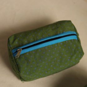  Green Multipurpose Handmade Toiletry Bags (Set of 3) 