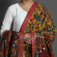 kalamkari handpainted dupatta